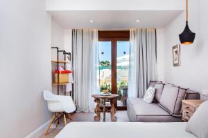 Prostor za sedenje u objektu Hesperides Hotel Pefkochori