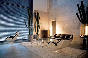 Χώρος καθιστικού στο Speicher7 Hotel
