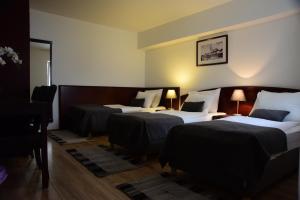 Postel nebo postele na pokoji v ubytování Hotel Meridijan16