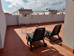 Balkón alebo terasa v ubytovaní Arinaga Beach Apartment