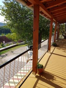 Balkón nebo terasa v ubytování Apartmani Corleone