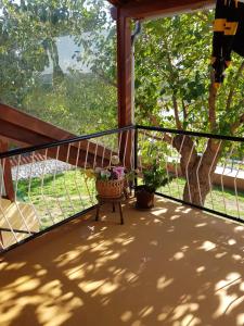 Balkón nebo terasa v ubytování Apartmani Corleone