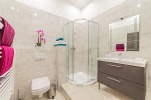 Kúpeľňa v ubytovaní Global Suites Budapest