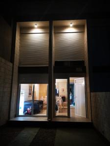 a view of a living room from inside a building at Duplex costanera in Monte Hermoso