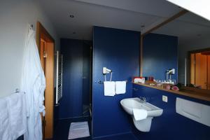 Koupelna v ubytování Landhaus Lebert Restaurant