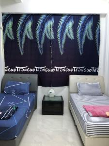 Cozy City Room shared toilet@Tiong Bahru房間的床
