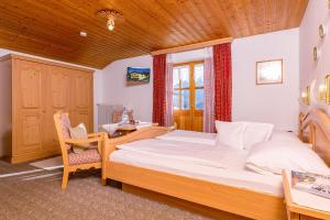 Postel nebo postele na pokoji v ubytování Haus Leiter