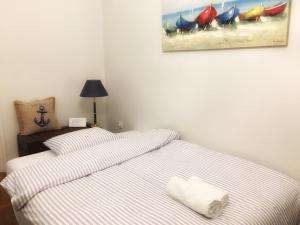 Postel nebo postele na pokoji v ubytování Seaview apartment