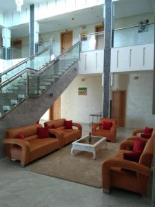 
The lobby or reception area at Dar diafa
