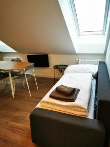 TV a/nebo společenská místnost v ubytování Sissi Apartments