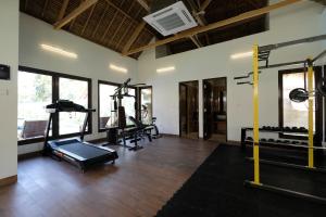 Fitness centrum a/nebo fitness zařízení v ubytování Sima Hotel Kuta Lombok