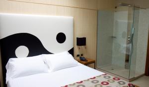 Postel nebo postele na pokoji v ubytování HM MotelHotel + 29 fotografií