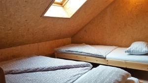 Postel nebo postele na pokoji v ubytování Urlaub beim Schmied