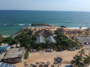 Uma vista aérea de Marcelo Beach Club