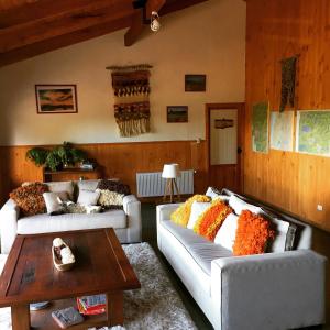 Zona d'estar a Karibuni - Familiar Lodging & Private Spa