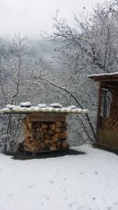 Albergo la Valle v zimě
