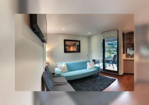 Posezení v ubytování Departamento de lujo a orillas del lago Wifi incluido