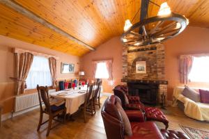 Et opholdsområde på Rose Cottage