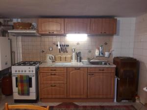 Kuchyňa alebo kuchynka v ubytovaní Bela apartment