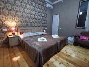 Letto o letti in una camera di Elco