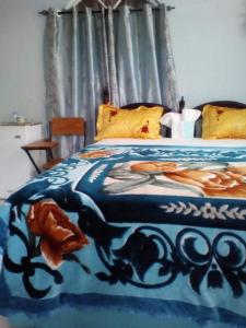 Cama o camas de una habitación en MartinNico's Garden Retreat