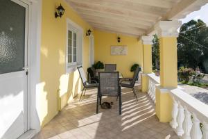 Posezení v ubytování Maria’s House Arillas Corfu