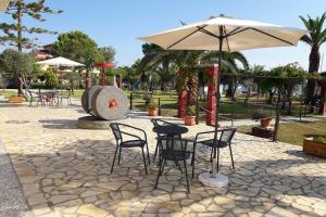 A garden outside Sand and Sea
