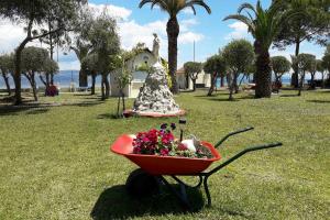 A garden outside Sand and Sea