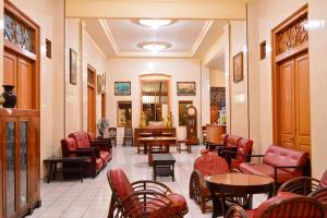 Posezení v ubytování Hotel Paviljoen