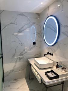 Koupelna v ubytování Tian Yi International Hotel 天艺国际酒店