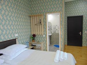 Katil atau katil-katil dalam bilik di HOTEL JULIA Akhaltsikhe