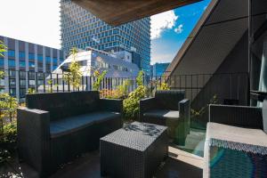 Balkón nebo terasa v ubytování bnb+ Kanda Terrace Ogawamachi