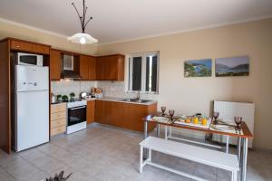 A kitchen or kitchenette at Kalianna apartments