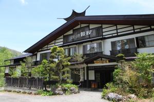 El edificio en el que está el ryokan