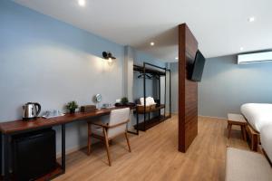 P2 Wood Loft客房内的一张或多张床位