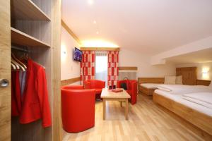 Posteľ alebo postele v izbe v ubytovaní Appartement Lackner