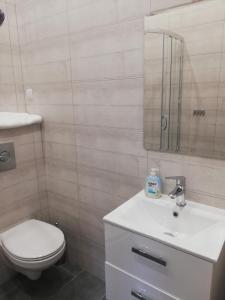 Kúpeľňa v ubytovaní Apartamenty przy Gimnazjalnej
