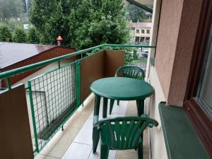 Balkón alebo terasa v ubytovaní Apartament ZOYA + garaż
