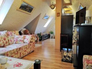 Televízia a/alebo spoločenská miestnosť v ubytovaní Apartament Hawrań Murzasichle Apartamenty Murzasichle PL