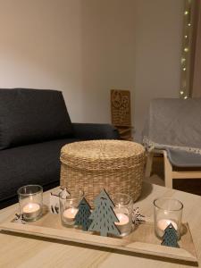 Posezení v ubytování YASNA Apartments