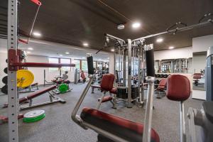 Posilňovňa alebo fitness centrum v ubytovaní Apartment Luna Hrebienok C108