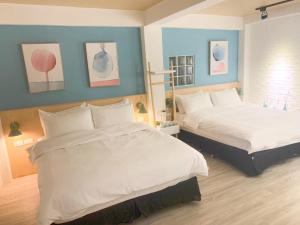 Letto o letti in una camera di Twilight House