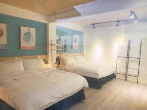 Letto o letti in una camera di Twilight House