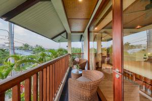 Ein Balkon oder eine Terrasse in der Unterkunft Hoi An Eco Lodge & Spa