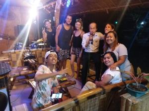 a group of people posing for a picture at Villa Catalina Bora 3 Resort in Nabas +17 photos