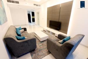 พื้นที่นั่งเล่นของ Samaya Hotel Apartment Dubai