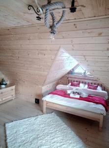 Posteľ alebo postele v izbe v ubytovaní Arcychata Zakopane
