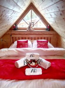 Posteľ alebo postele v izbe v ubytovaní Arcychata Zakopane