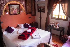 Voodi või voodid majutusasutuse Riad Atlas Panorama toas