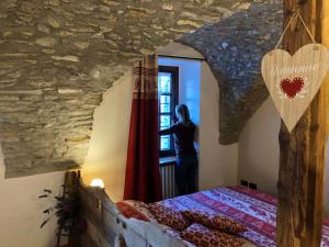 Postel nebo postele na pokoji v ubytování Maison Lucien